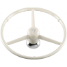 VOLANT 3 BRANCHES - 53CM - SCANIA NG/R-SÉRIE - BLANC