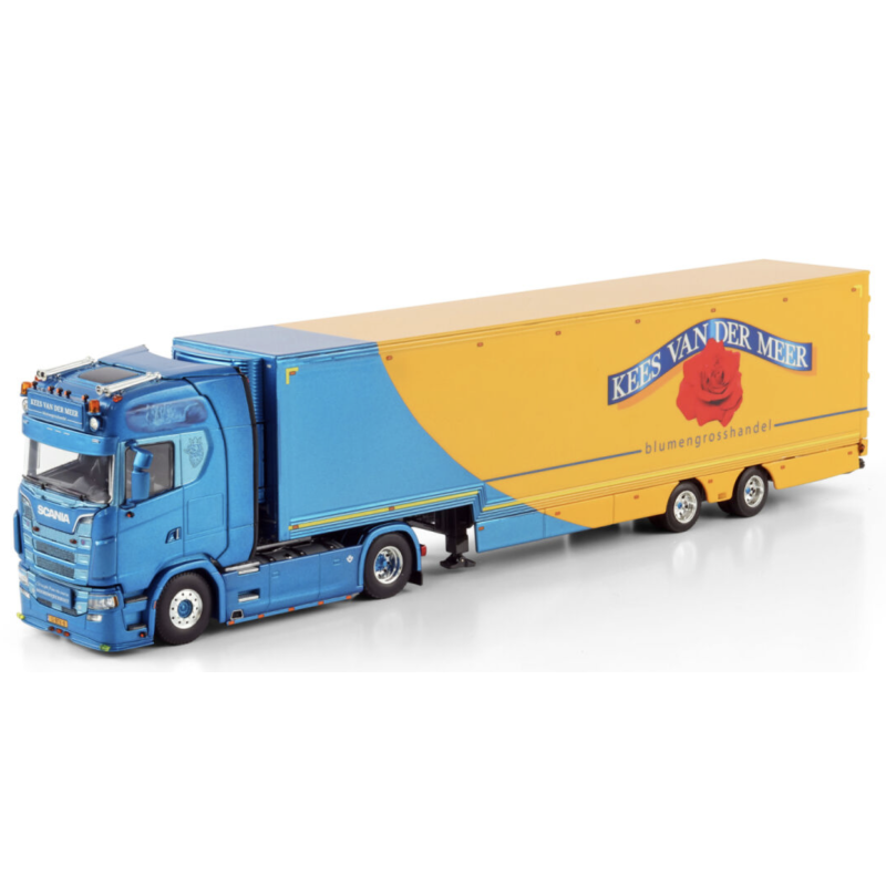 KEES VAN DER MEER SCANIA S HIGHLINE CS20H 4X2 SEMI BOX TRAILER - 2 AXLE - 01-4533 KEES VAN DER MEER SCANIA S HIGHLINE CS20H 4X2 SEMI BOX TRAILER - 2 AXLE - 01-4533