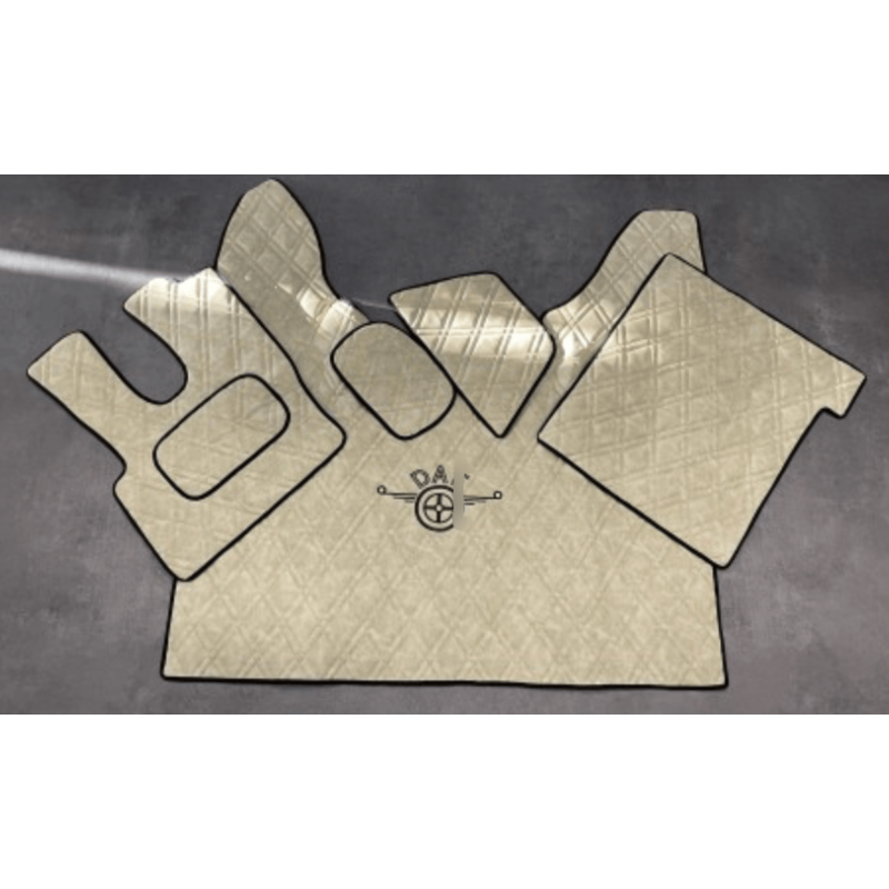 Tapis et Couvre Moteur DAF XF106 Gamme Deluxe Beige Gaufré Tapis et Couvre Moteur DAF XF106 Gamme Deluxe Beige Gaufré