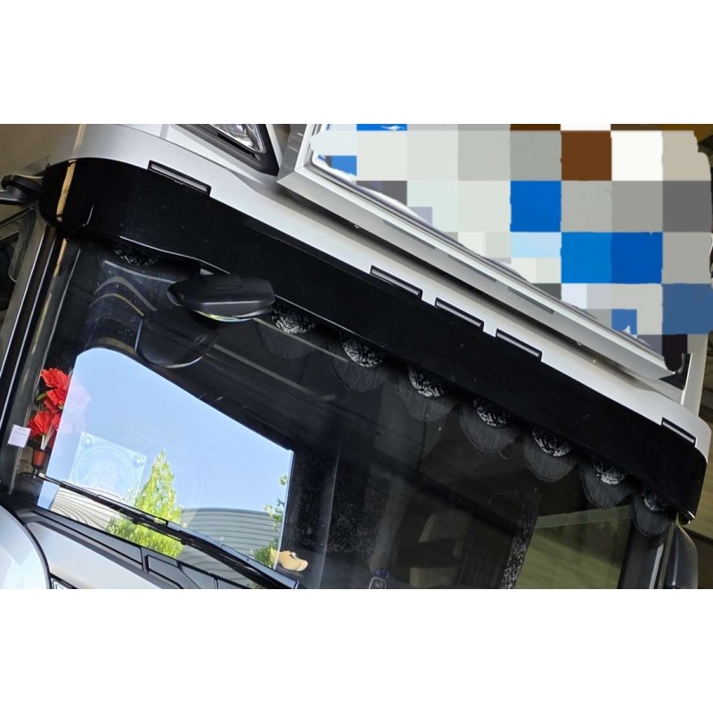 Dépôt vente - Rajout de visière Scania Ng peint noir 30 cm Dépôt vente - Rajout de visière Scania Ng peint noir 30 cm