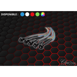 LED ENCASTRABLE - MINI SPOT LED VENDU PAR LOT DE 5 - EMBOUTS NOIR