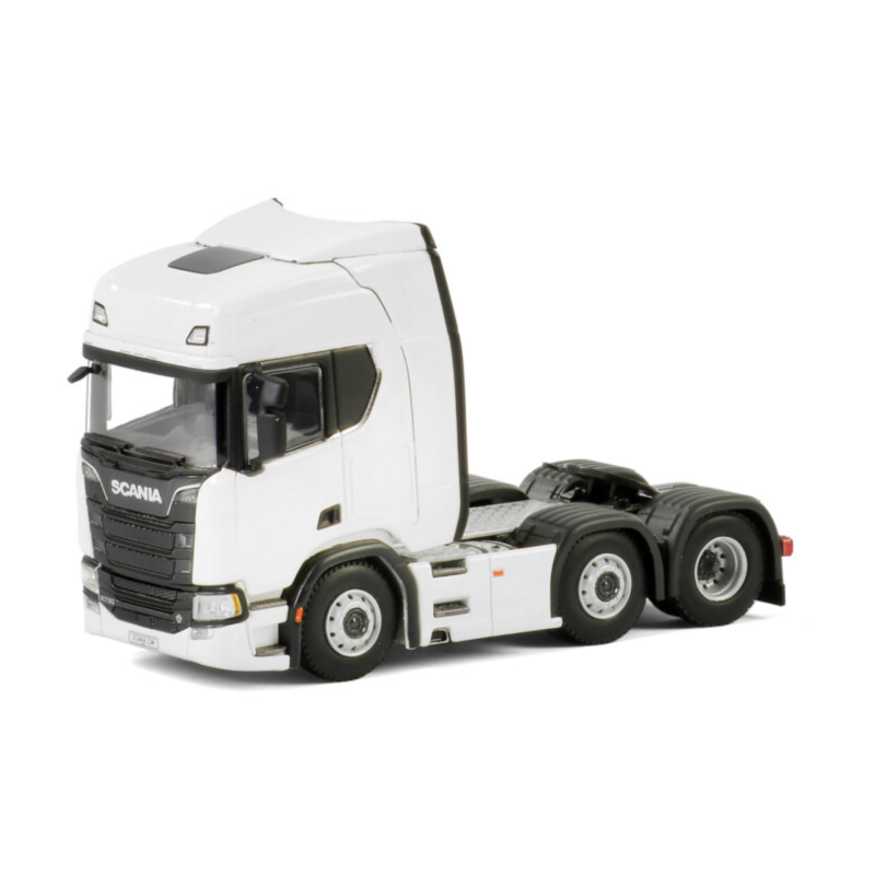 WHITE LINE SCANIA R HIGHLINE CR20H 6X2 TWIN STEER WHITE LINE SCANIA R HIGHLINE CR20H 6X2 TWIN STEER