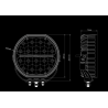 Big Energy 9" FULL LED driving light 10-32V