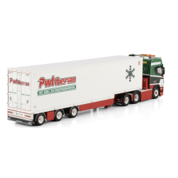 PWT THERMO SCANIA R HIGHLINE CR20H 6X2 TAG AXLE SEMI BOX TRAILER - 3 AXLE - 01-4493