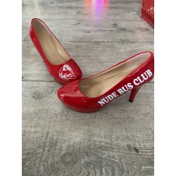ESCARPIN NUDE BUS ROUGE