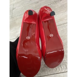 ESCARPIN NUDE BUS ROUGE