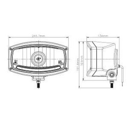 Phare Longue Portée 1600 Black