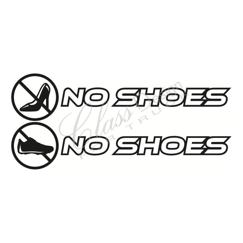 Stickers No Shoes