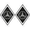 Stickers Losange Mercedes