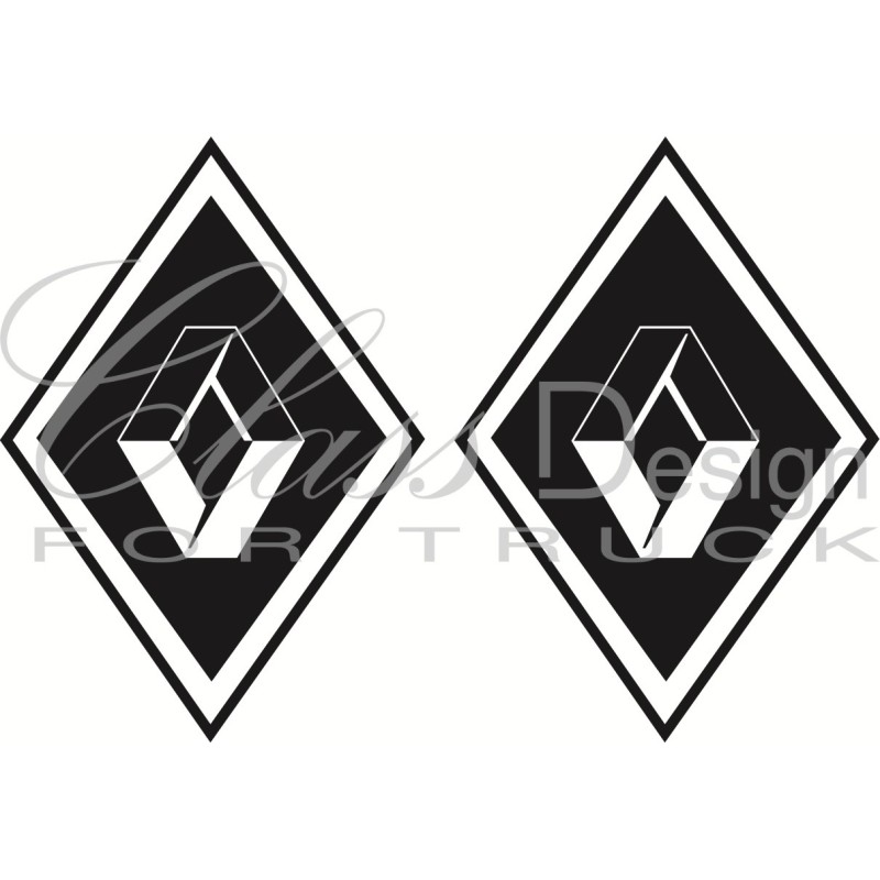 Stickers Losange Renault Stickers Losange Renault