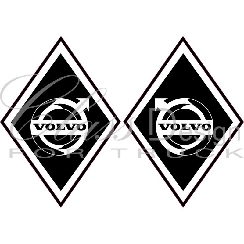 Stickers Losange Volvo Stickers Losange Volvo