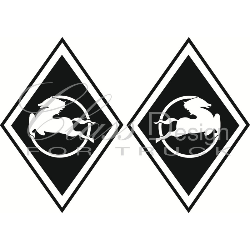 Stickers Losange Iveco Stickers Losange Iveco