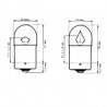 Ampoule BA15s R10W 24V