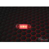 Feu de position 3 LED Cristal/Rouge