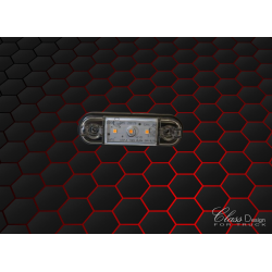 Feu de position 3 LED Cristal/Orange