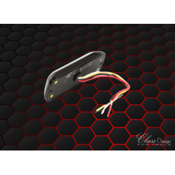 Feu flash blanc 6 LED avec position