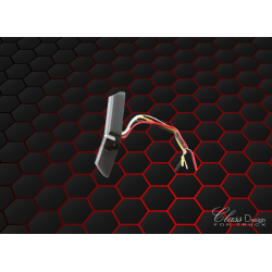 Feu flash blanc 6 LED avec position