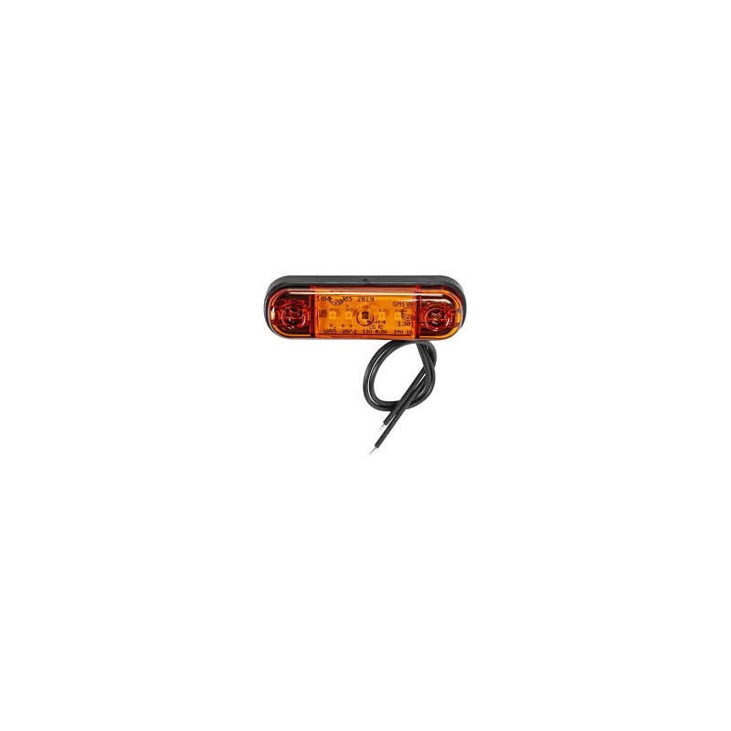 feu de position 5 LED orange 12/24V