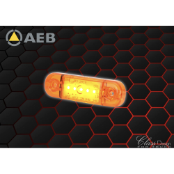 feu de position 5 LED orange 12/24V