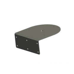 support inox angle droit pour gyrophare