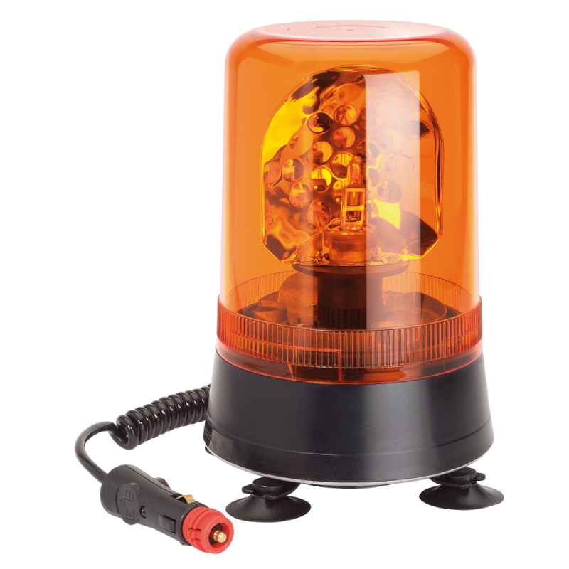 Gyrophare à ampoule 24V fixation magnétique