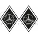 Stickers Losange Mercedes