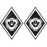 Stickers Losange V8