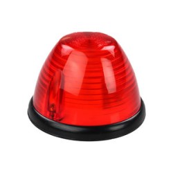 Feu rond Intérieur - ROUGE