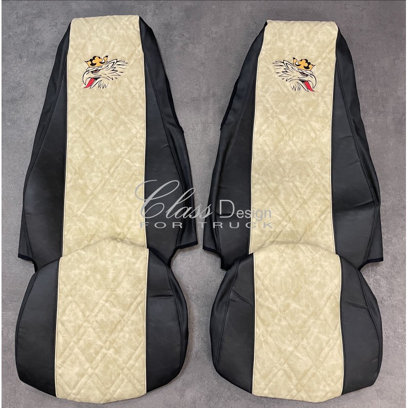 Housses de sièges pour Scania NG Gamme Deluxe Siège Passager Pneumatique Housses de sièges pour Scania NG Gamme Deluxe Siège Passager Pneumatique