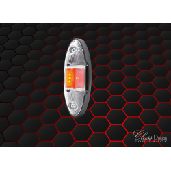 Feu de gabarit LED gauche+droite 12‑24V rouge/orange/blanc