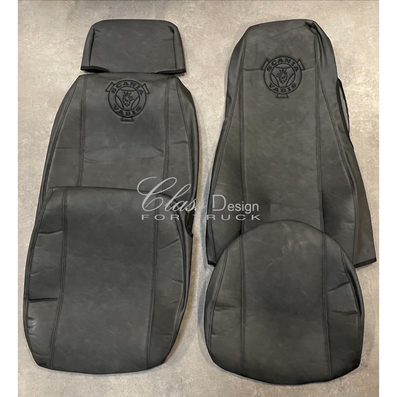 Housses de sièges pour Scania NG Gamme Deluxe Siège Passager  Strapontin