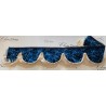 Frange Danois Bleu Fils Beige Frange Danois Bleu Fils Beige