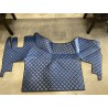 Tapis et Couvre Moteur Gaufré Bleu pour Renault T plancher plat