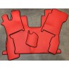 Tapis et Couvre Moteur Lisse Rouge pour Scania NG cabine R passager non pneumatique