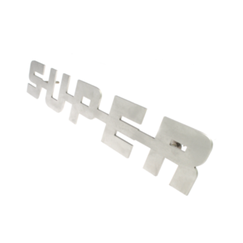 EMBLEME SUPER - ACIER INOXYDABLE