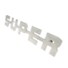 EMBLEME SUPER - ACIER INOXYDABLE