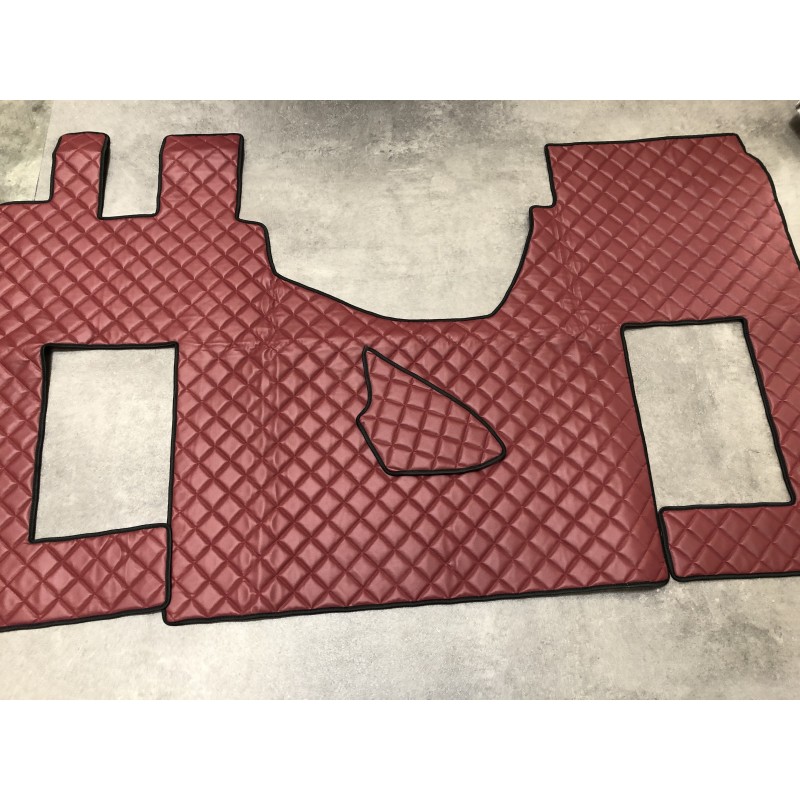 Tapis et Couvre Moteur Gaufré Bordeaux pour Mercedes MP4 passager pneumatique Tapis et Couvre Moteur Gaufré Bordeaux pour Mercedes MP4 passager pneumatique