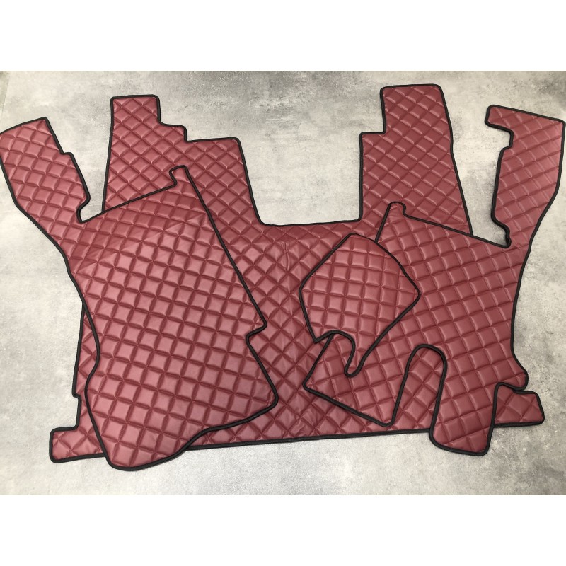 Tapis et Couvre Moteur Gaufré Bordeaux pour Scania NG cabine R passager pneumatique Tapis et Couvre Moteur Gaufré Bordeaux pour Scania NG cabine R passager pneumatique