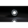 Feu de position rond 1 LED Blanc