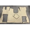 Tapis et Couvre Moteur Gaufré Beige pour Scania NG cabine S passager non pneumatique