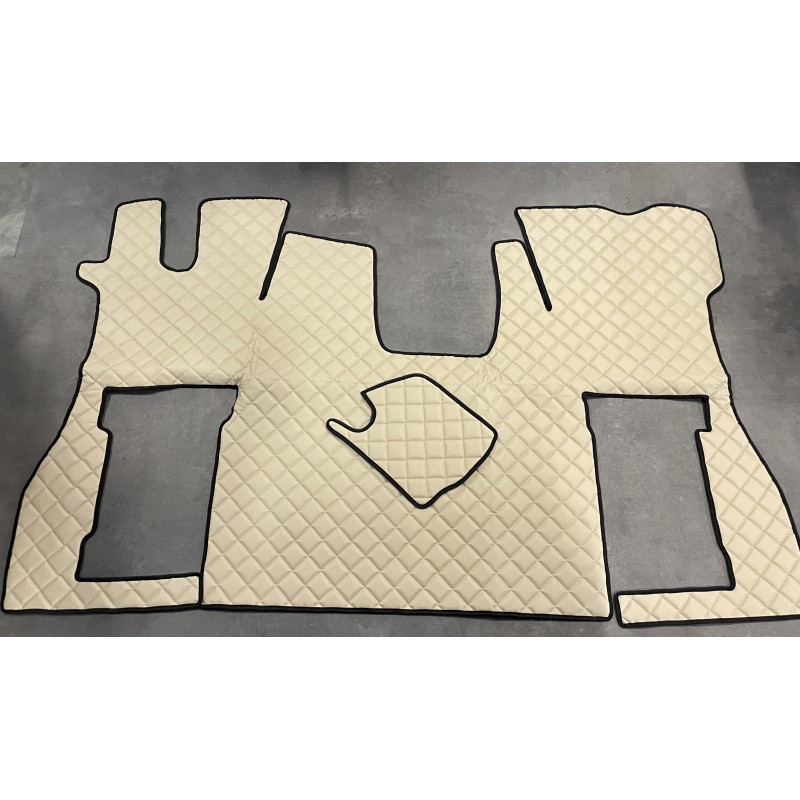 Tapis et Couvre Moteur Gaufré Beige pour Scania NG cabine S passager pneumatique Tapis et Couvre Moteur Gaufré Beige pour Scania NG cabine S passager pneumatique