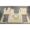 Tapis et Couvre Moteur Gaufré Beige pour Scania NG cabine S passager pneumatique