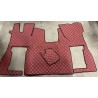 Tapis et Couvre Moteur Gaufré Bordeaux pour Scania NG cabine S passager pneumatique
