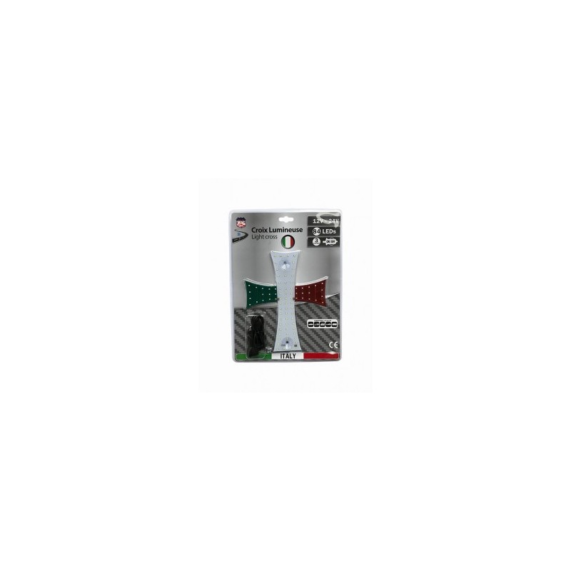 CROIX LUMINEUSE PAYS 20 X 25CM 84 LEDS 12/24V ITALIE CROIX LUMINEUSE PAYS 20 X 25CM 84 LEDS 12/24V ITALIE
