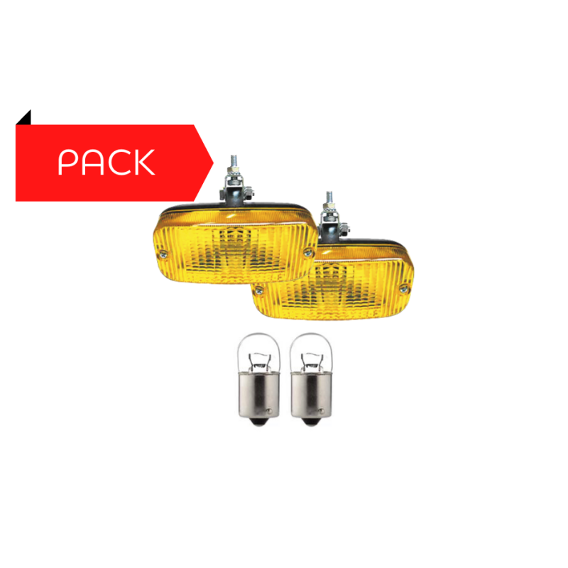 Pack 2 Talmu Jaune + 2 BA15S R10W Pack 2 Talmu Jaune + 2 BA15S R10W