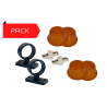 Pack 2 Bouliches Gylle à Ampoule Orange / Orange