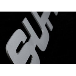 SUPER 2.0 EMBLEME - ACIER INOXYDABLE *SABLAGE JET*