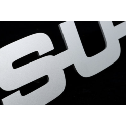 SUPER 2.0 EMBLEME - ACIER INOXYDABLE *SABLAGE JET*