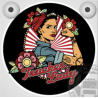 TRUCKER LADY - TATTOO/ROSES - ENSEIGNE LUMINEUSES