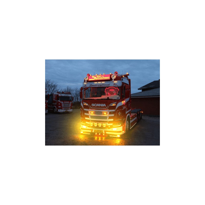 DUAL COLOR + FLASH - FEU DE POSITION SUPPLÉMENTAIRE - FEUX DE BROUILLARD LED SCANIA 2016+